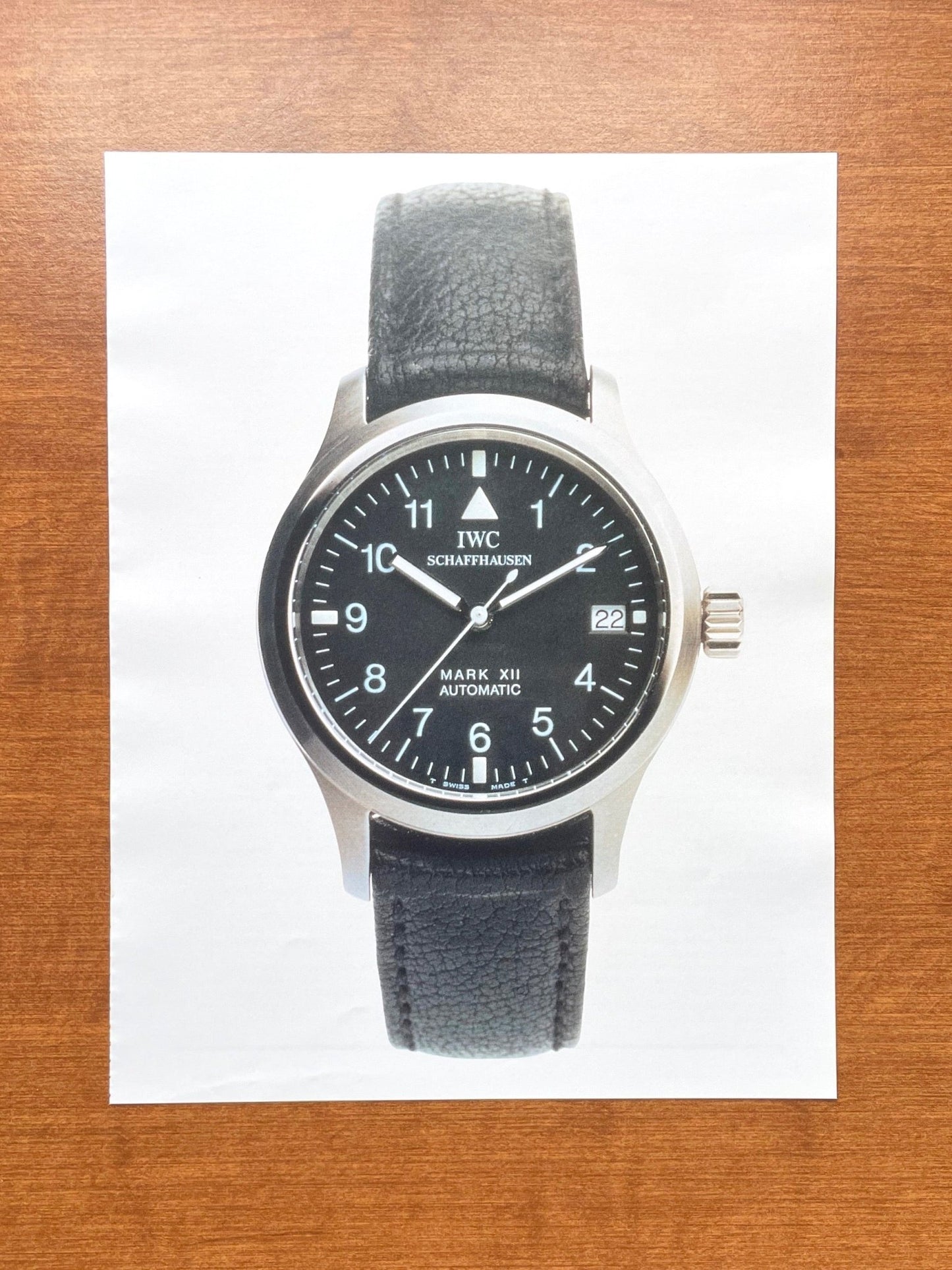 1994 Original Magazine Image of IWC Mark XII (Mark 12) Advertisement