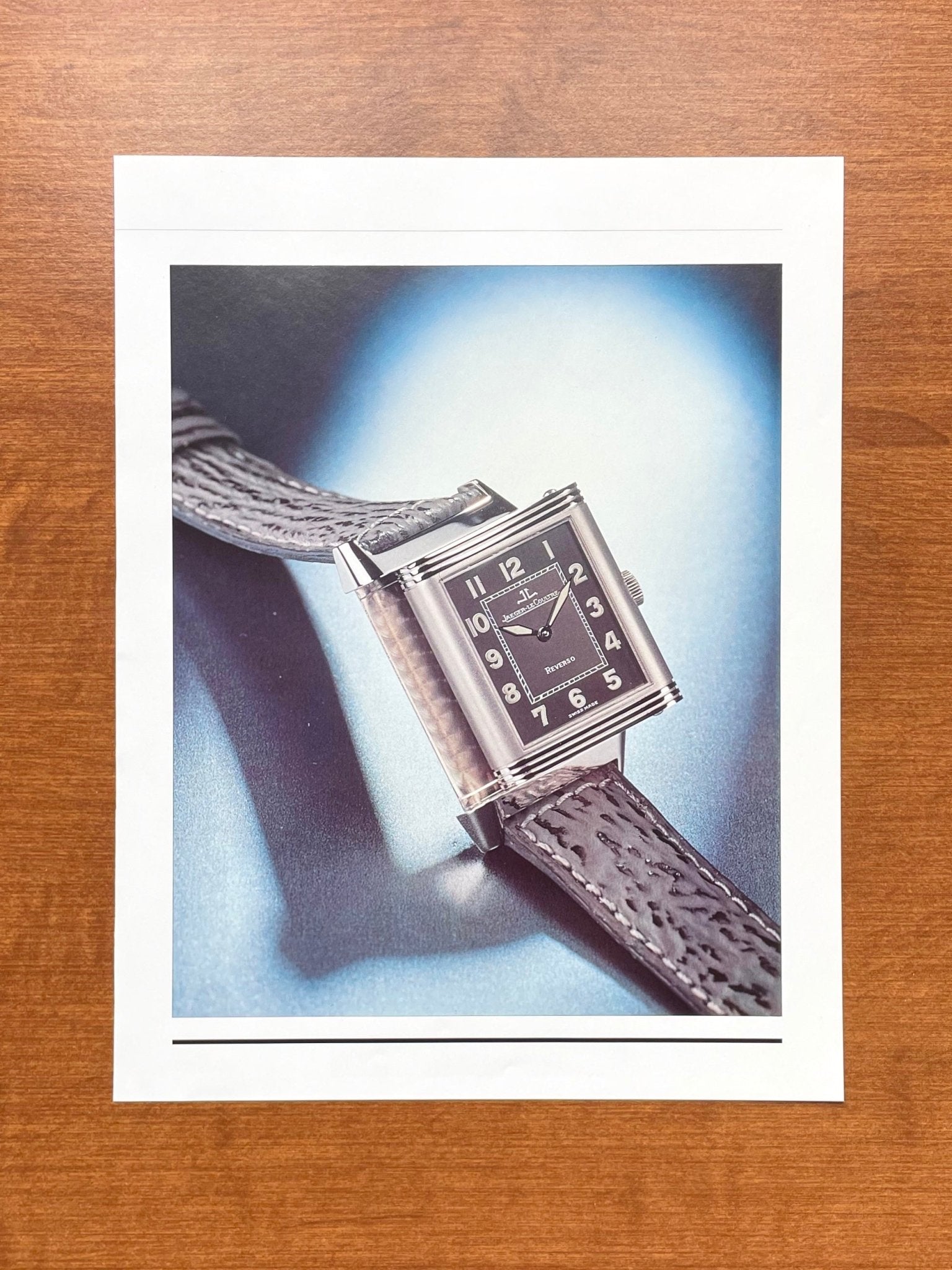 1994 Original Page Image of Jaeger LeCoultre Reverso