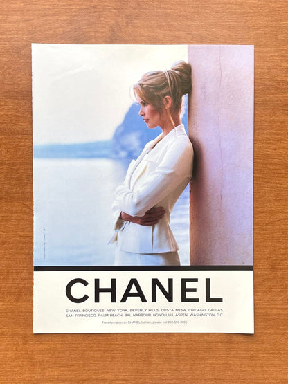 1995 Chanel feat. Claudia Schiffer Advertisement