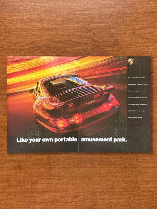 1995 Porsche 911 Turbo "your own portable amusement park." Advertisement
