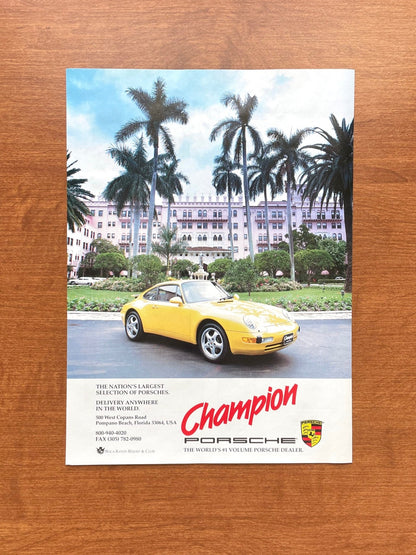 1995 Porsche "Champion" Advertisement