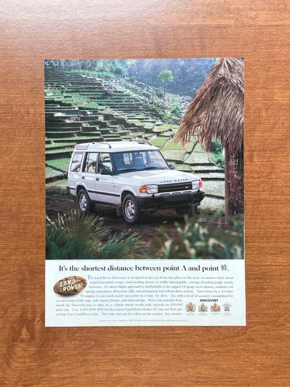 1996 Discovery "shortest distance between..." Advertisement