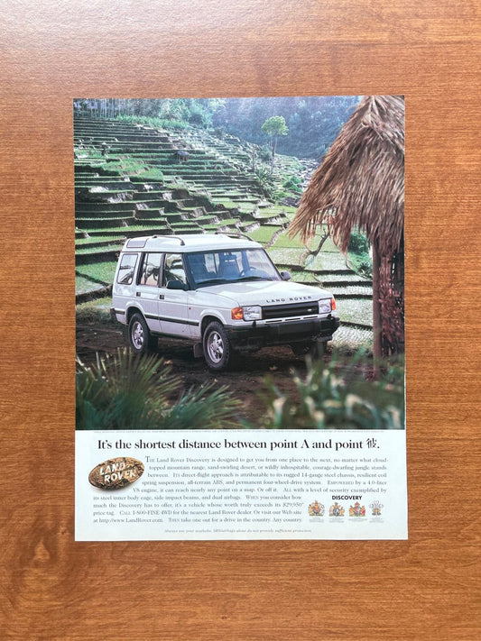 1996 Discovery "shortest distance between..." Advertisement