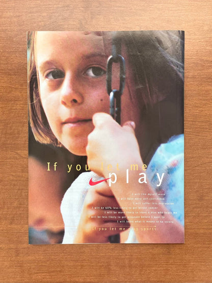1996 Nike "If you let me play" Advertisement