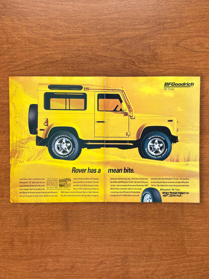 1997 BF Goodrich feat. Defender 90 "Rover has a mean bite" Advertisement
