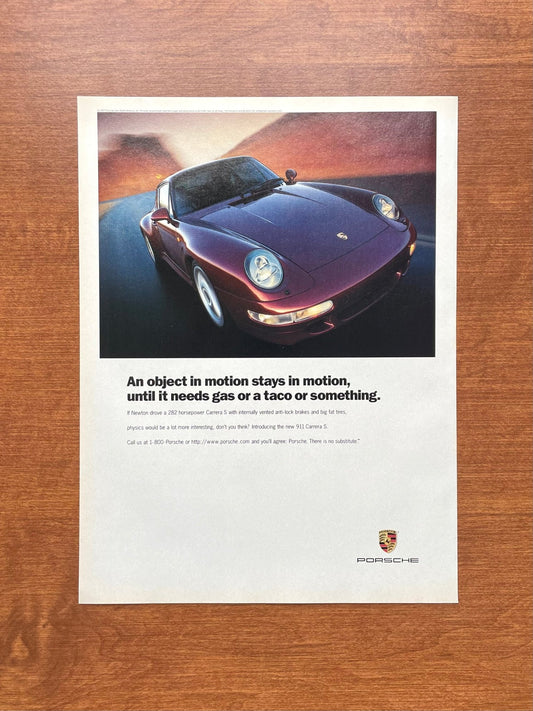 1997 Porsche 911 Carrera S "until it needs gas or a taco..." Advertisement