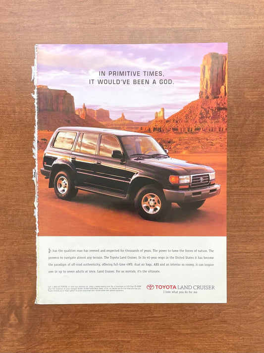 1997 Toyota Land Cruiser Advertisement