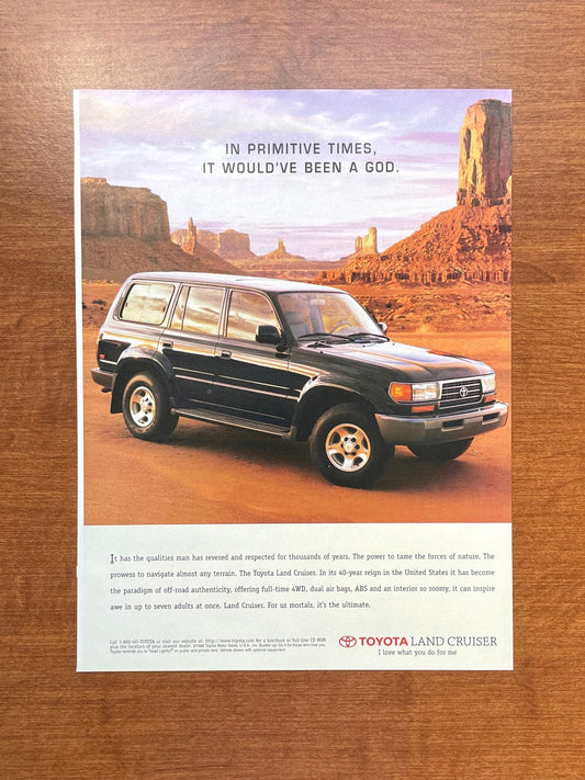 1997 Toyota Land Cruiser Advertisement