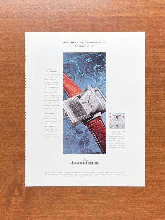 1998 Jaeger LeCoultre Reverso Duo Advertisement