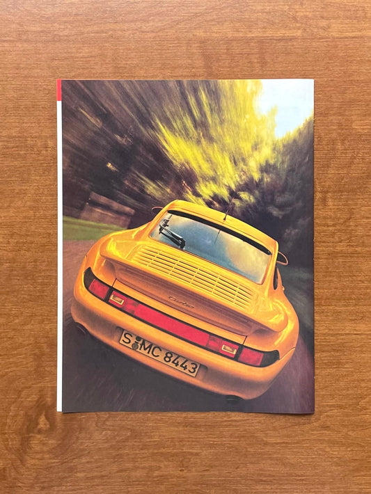 1998 Porsche 911 (993) in Speed Yellow Original Magazine Page Image