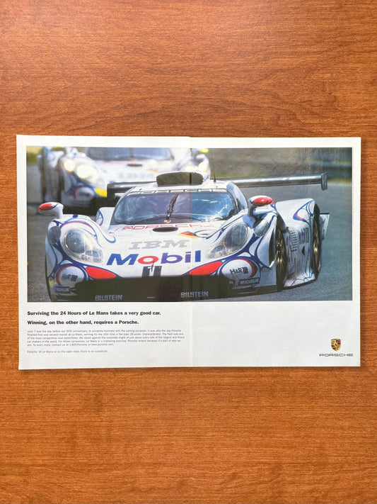 1998 Porsche 911 GT1 - 98 "24 Hours of Le Mans" Advertisement