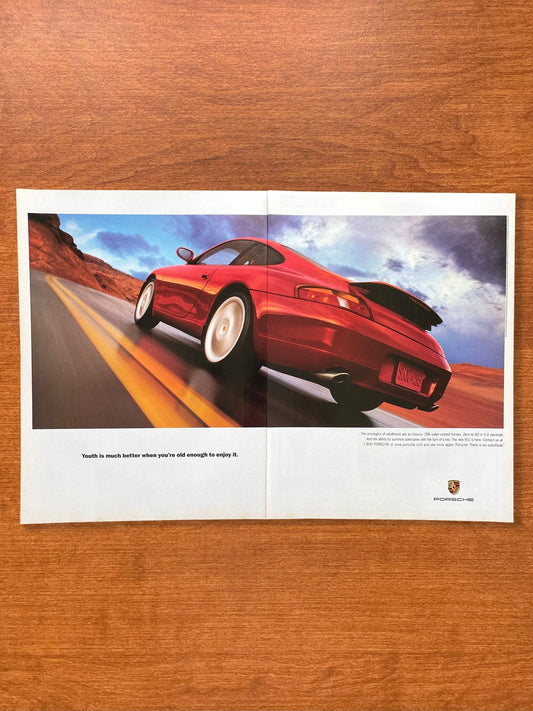 1998 Porsche 911 "Youth is much better...." Advertisement