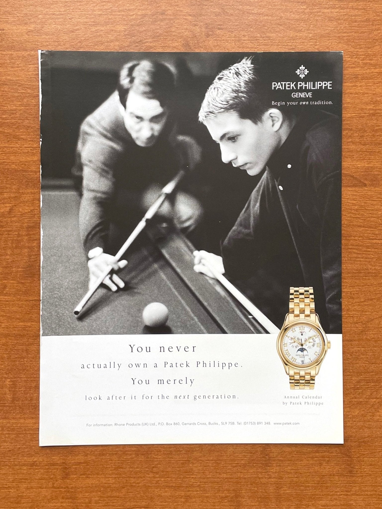 2000 Patek Philippe Annual Calendar Ref. 5036J Advertisement