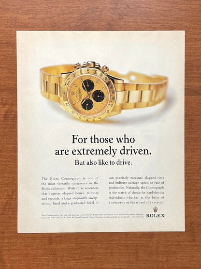 2001 Rolex Daytona Ref. 116528 "extremely driven" Advertisement
