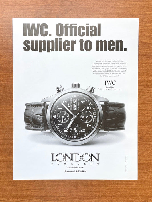 2003 IWC Pilot's Watch Ref. 3706 Advertisement