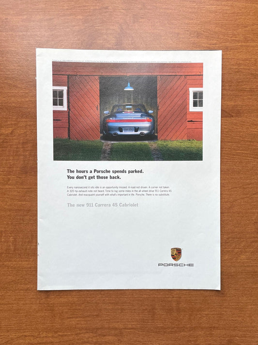 2003 Porsche 911 Carrera 4S Cabriolet "don't get those back." Advertisement