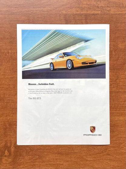 2003 Porsche 911 GT3 "forbidden fruit." Advertisement