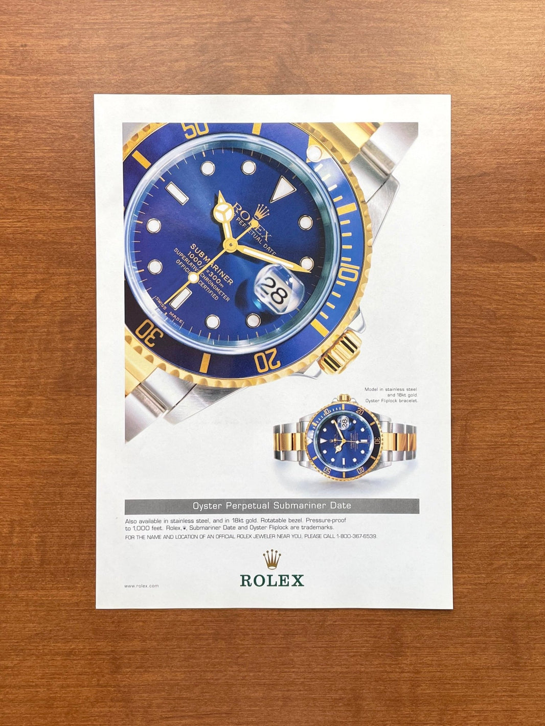 Modern Rolex Submariner Ads, Vintage Magazine Advertisements | Ad Patina