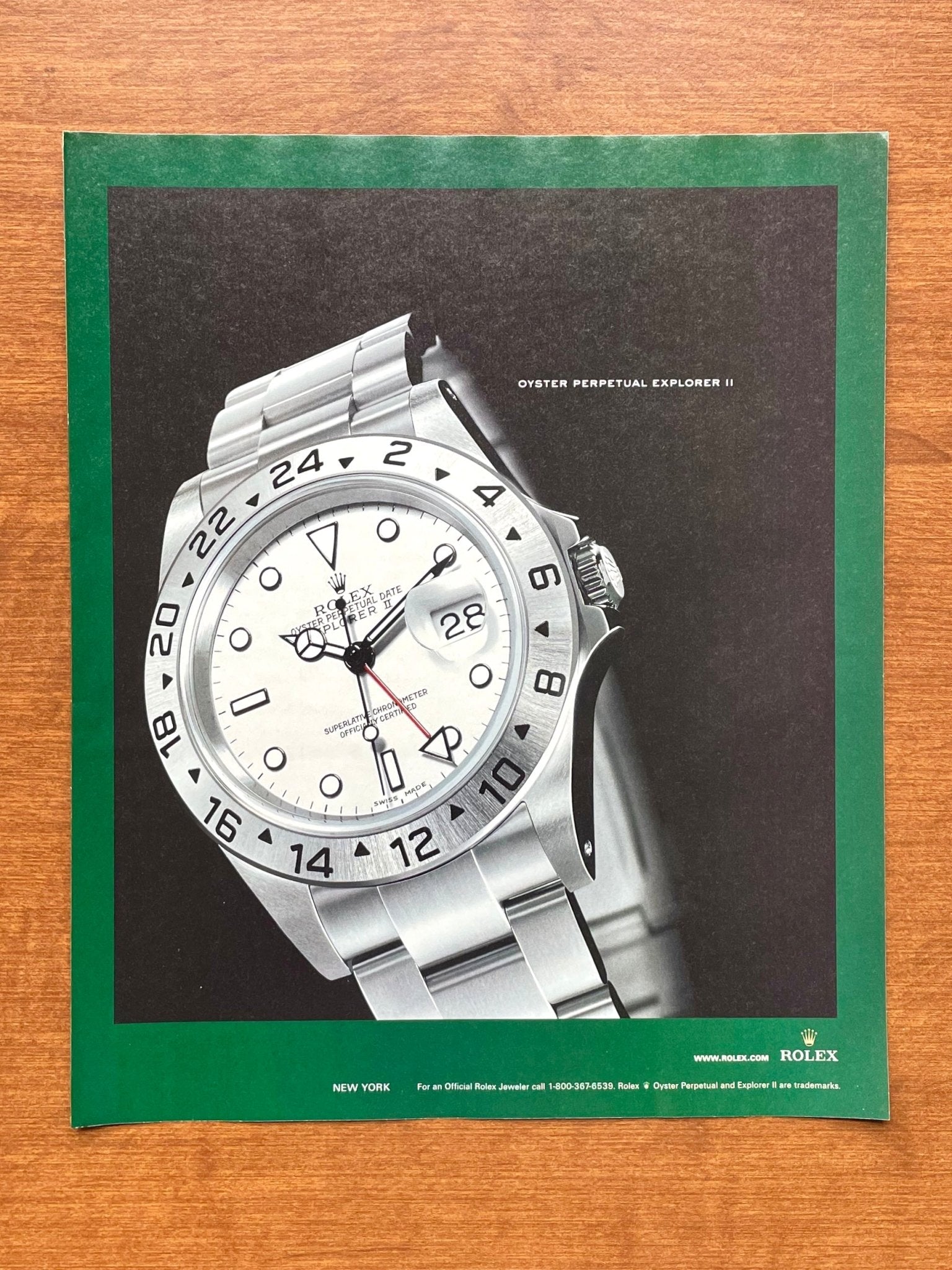 2004 Rolex Explorer II Ref. 16570 