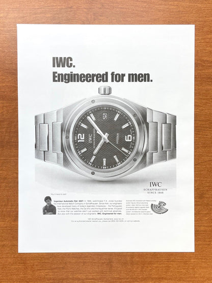 2005 IWC Ingenieur Automatic Ref. 3227 Advertisement
