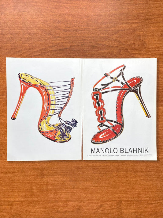 2005 Manolo Blahnik Advertisement