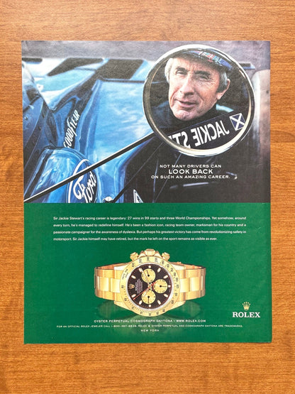 2005 Rolex Daytona Ref. 116528 feat. Sir Jackie Stewart Advertisement