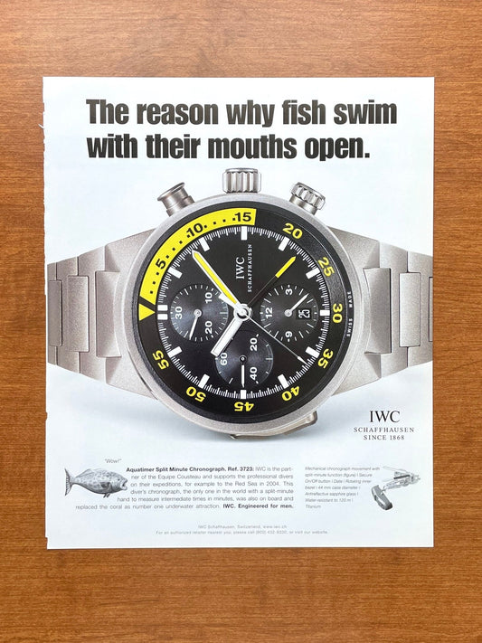 2006 IWC Aquatimer Split Minute Chrono Ref. 3723 Advertisement