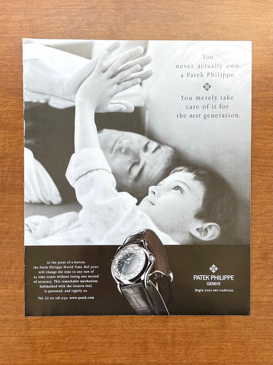 2006 Patek Philippe World Time Ref. 5110P Advertisement