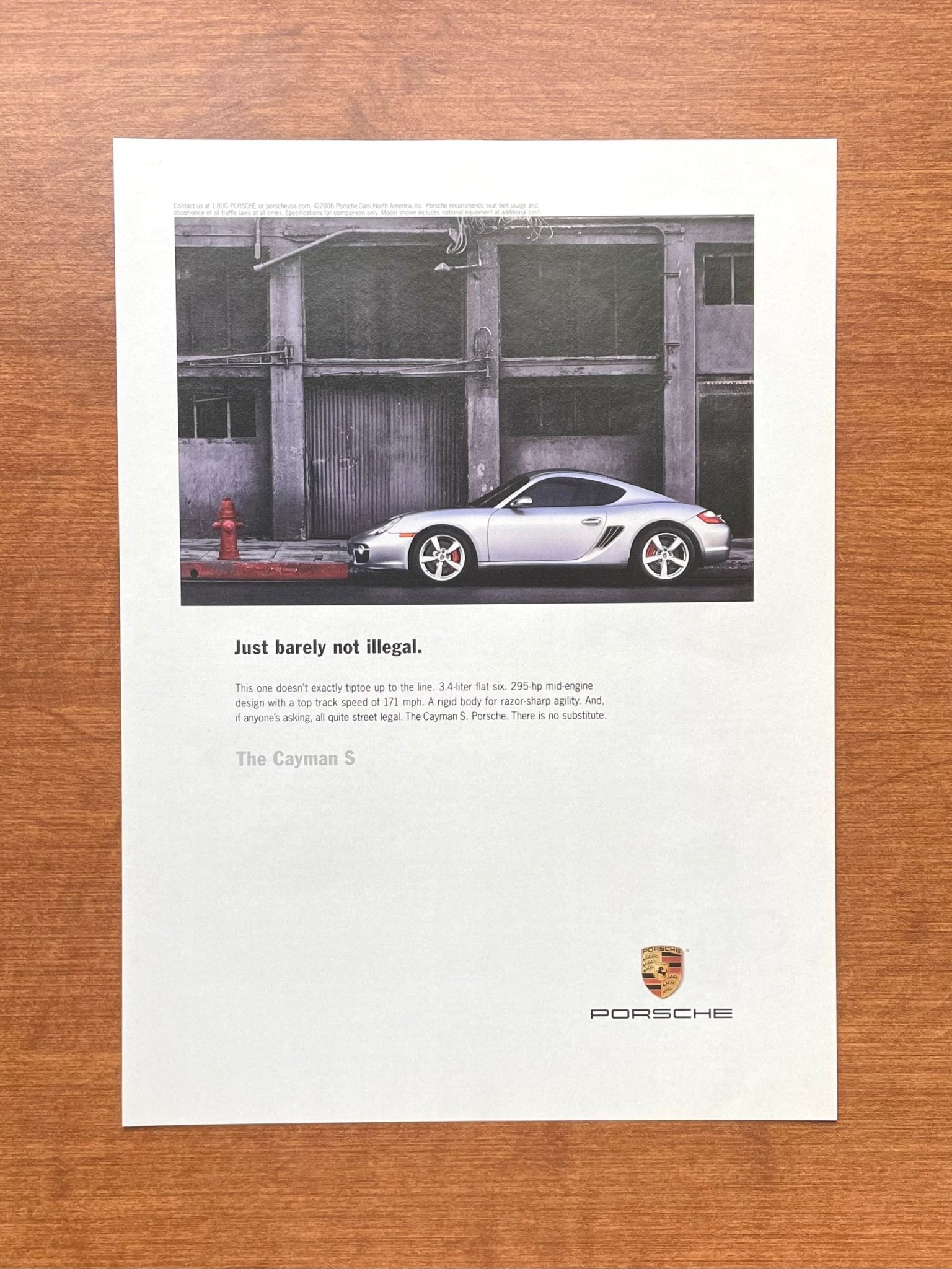 Porsche Cayman カタログ 2006 Porsche Cayman S 