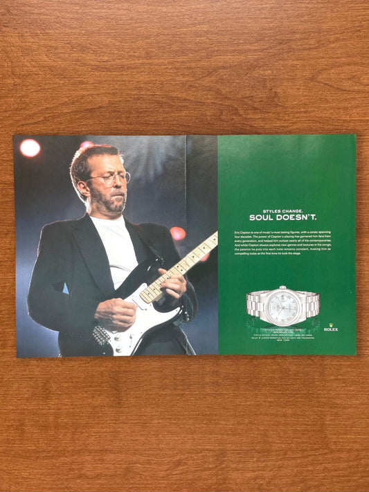 2006 Rolex Day Date Ref. 118206 feat. Eric Clapton Advertisement