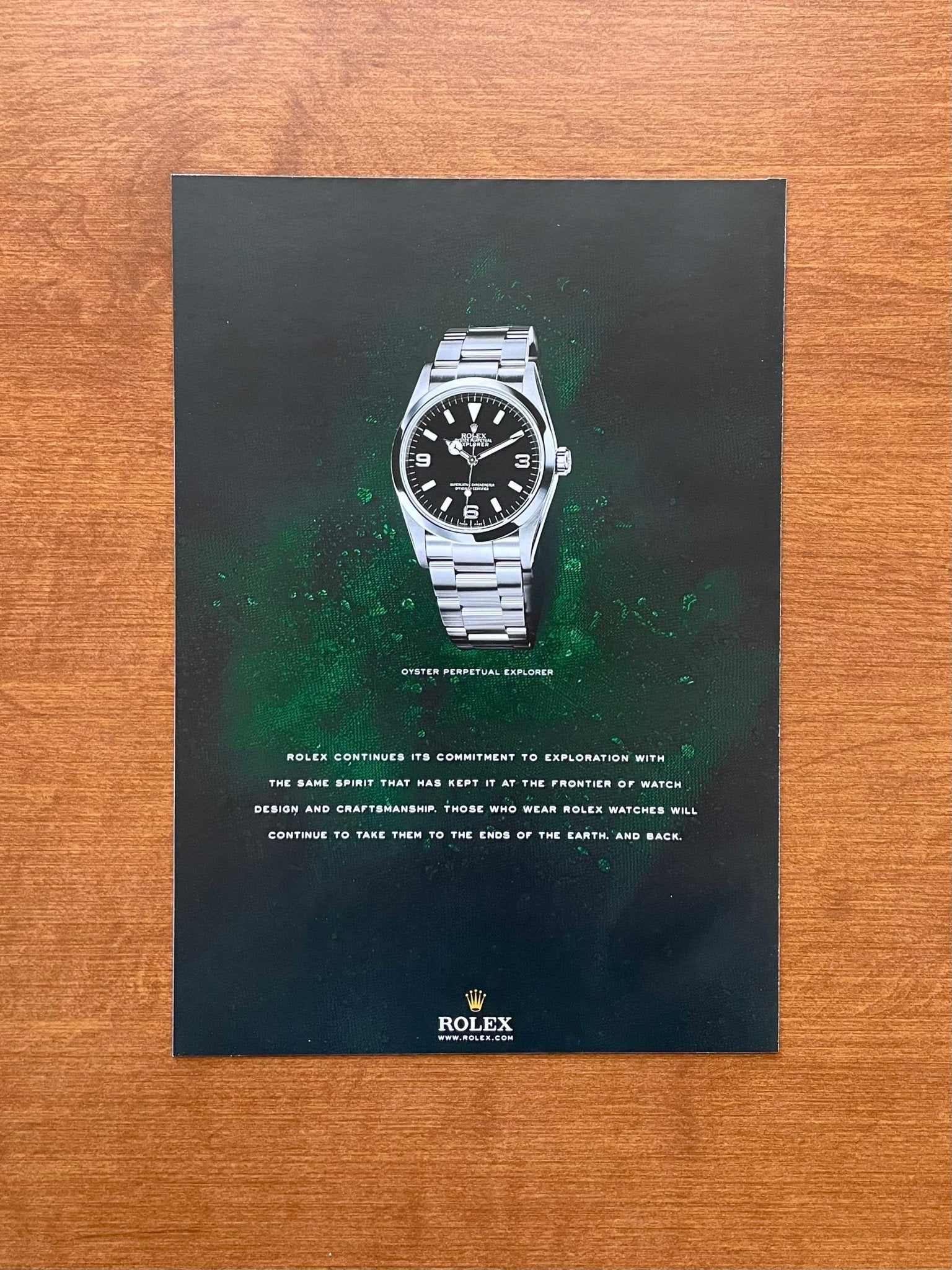 2006 Rolex Explorer Ref. 114270 Advertisement | Ad Patina