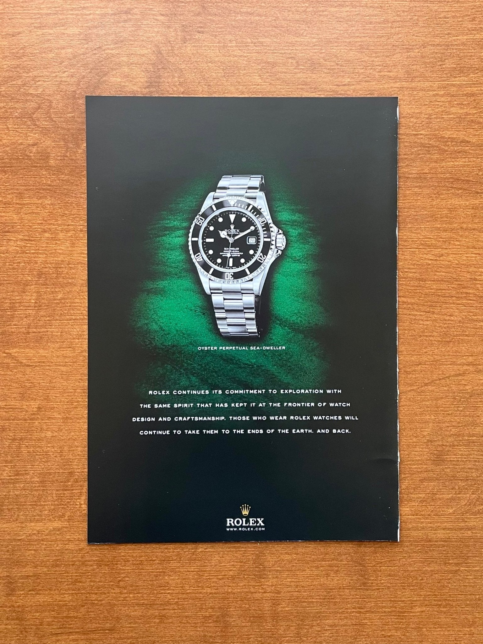 2006 Rolex Sea Dweller Ref. 16600 Advertisement