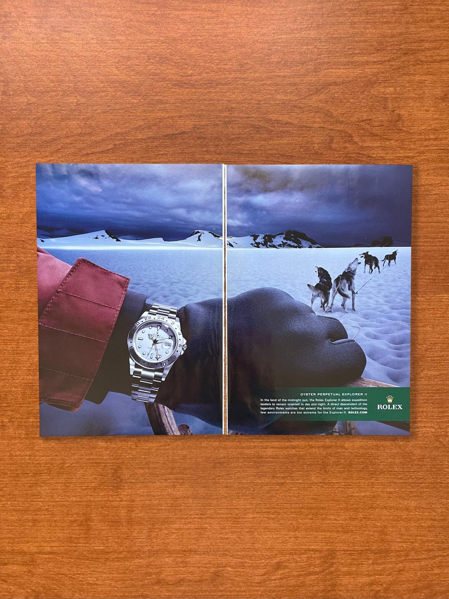 2008 Rolex "Polar" Explorer II Ref. 16570 w/ Sled Dogs Advertisement