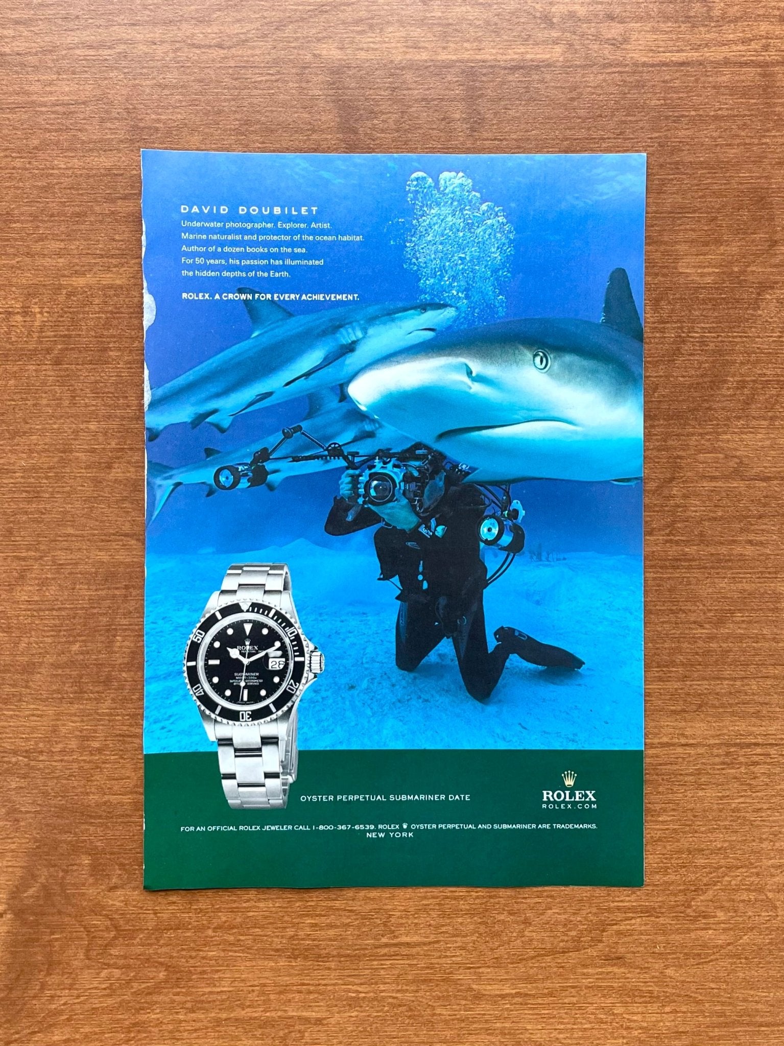 2008 Rolex Submariner Ref. 16610 feat. David Doubilet
