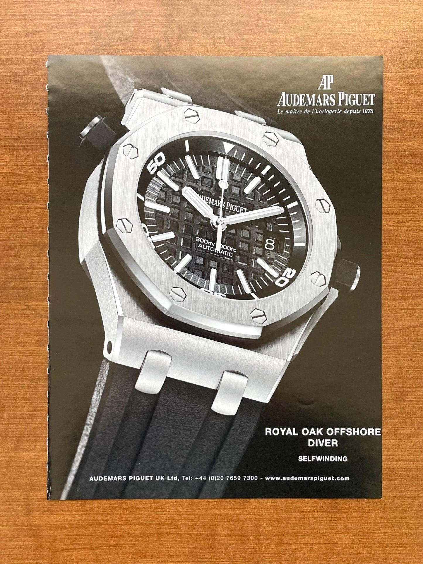2010 Audemars Piguet Royal Oak Offshore Diver Advertisement