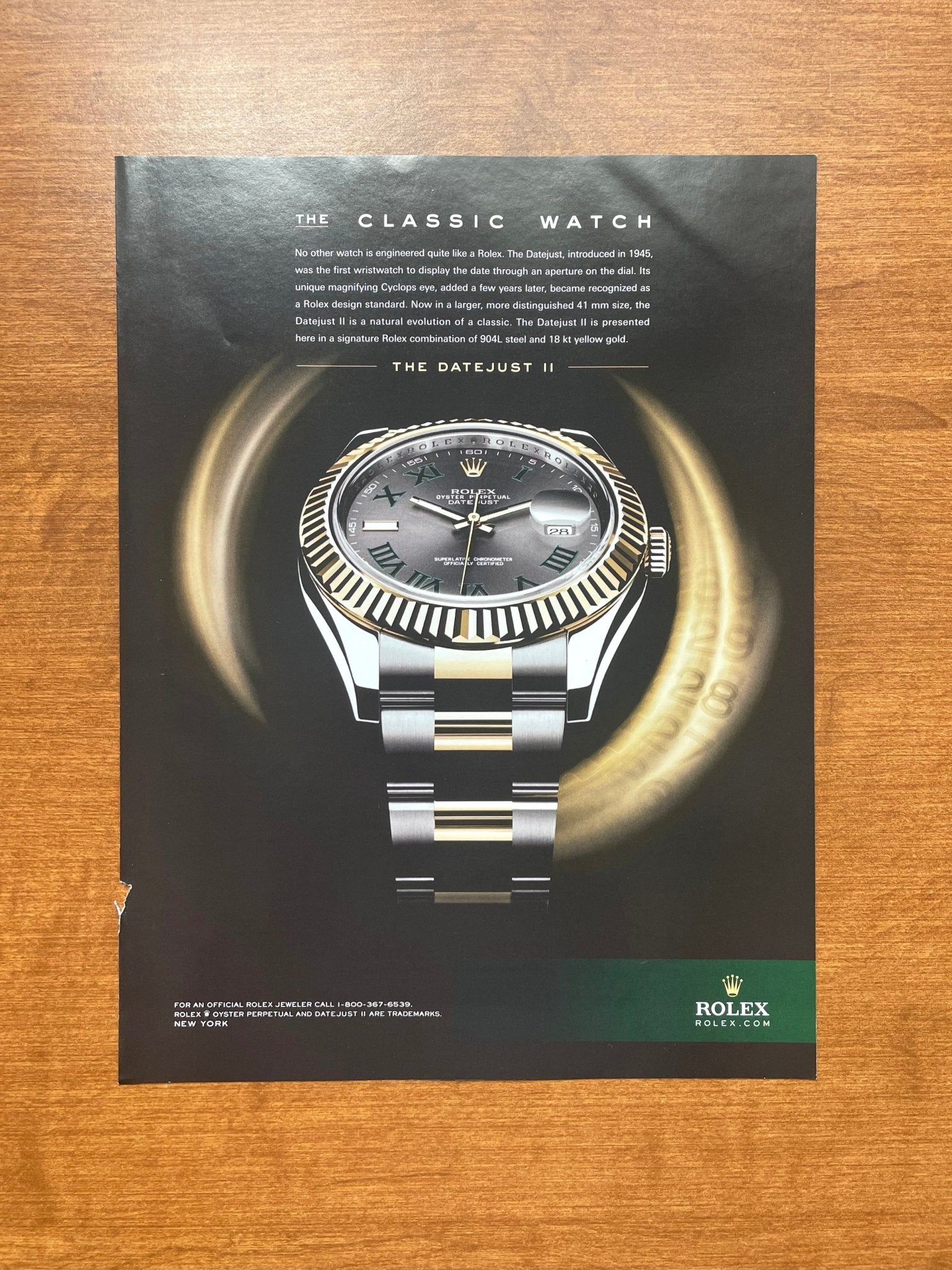 2010 Rolex Datejust II "Wimbledon" Ref. 116333 Advertisement