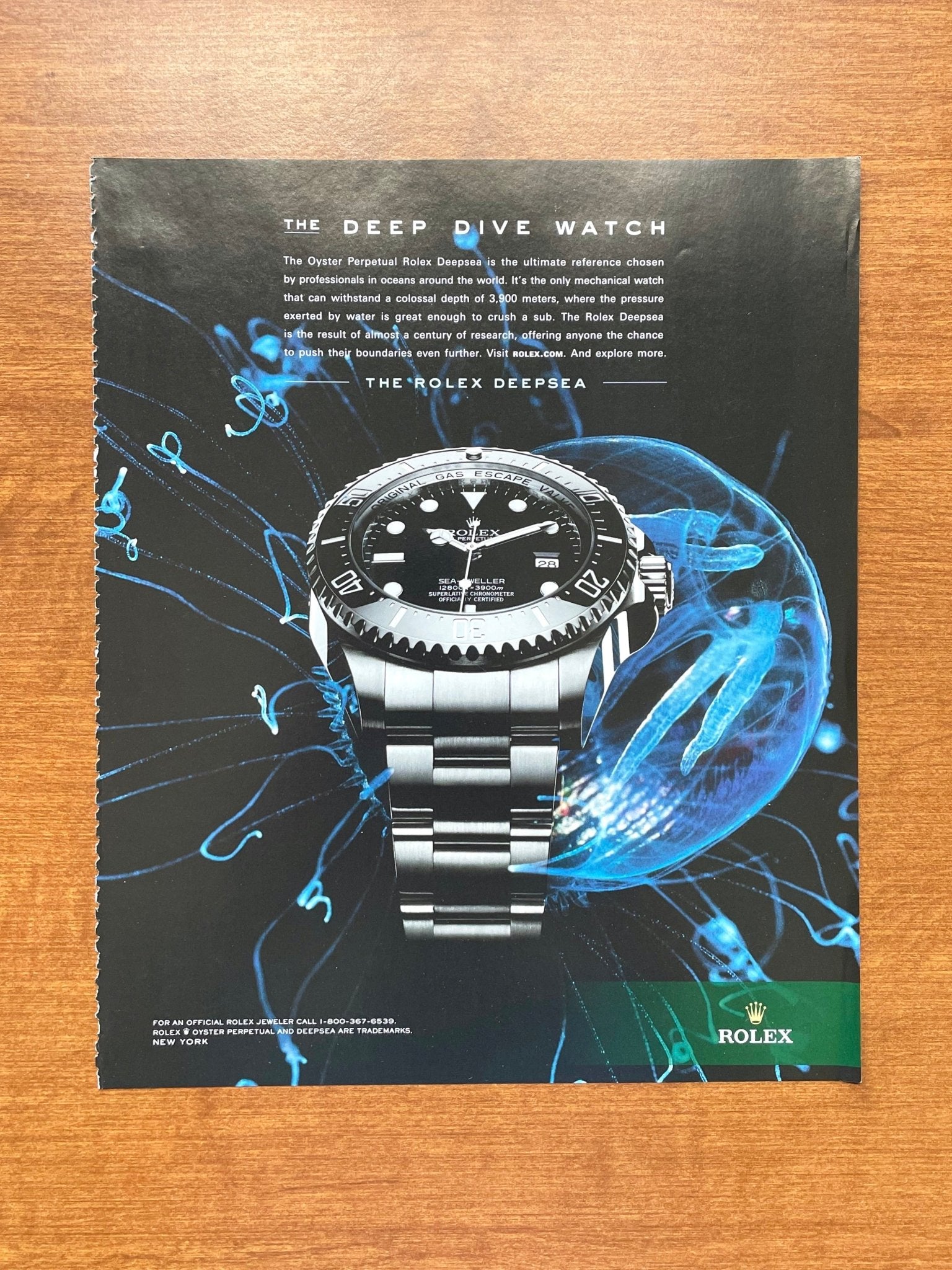 2010 Rolex Deepsea Sea Dweller Ref. 116660 Advertisement | Ad Patina
