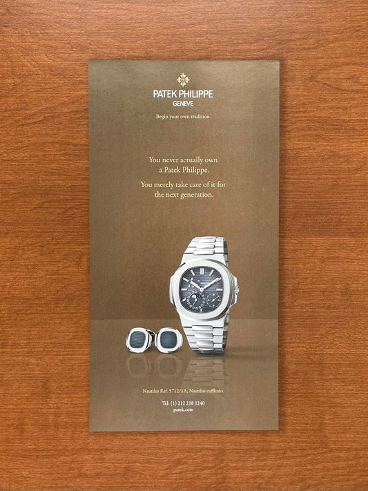 2011 Patek Philippe Ref. 5712 Advertisement