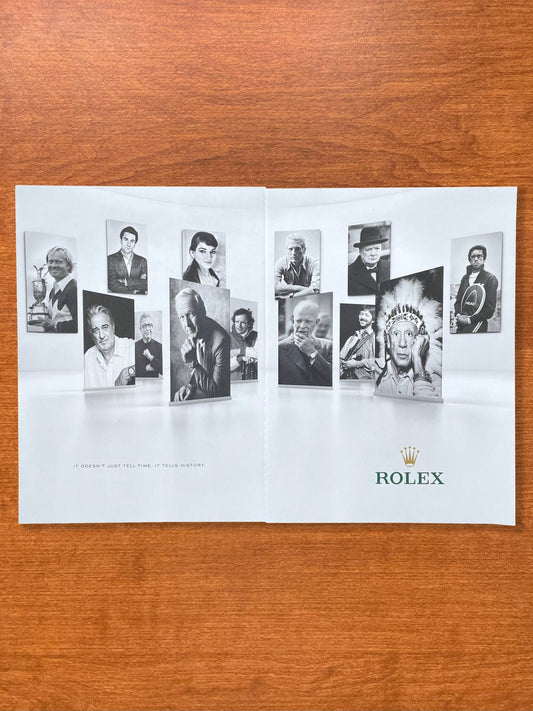 2013 Rolex "Doesn't just tell time. It tells history." Advertisement