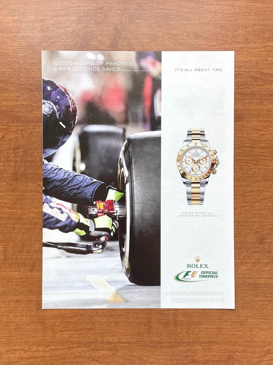 2014 Rolex Daytona Ref. 116523 "It's All About Time" Advertisement