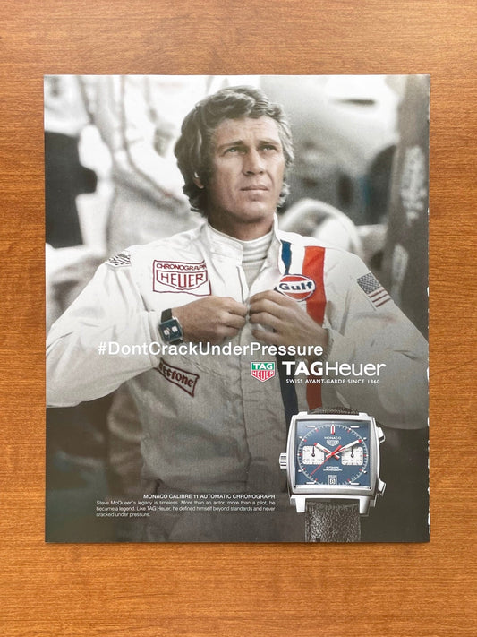 2017 Tag Heuer Monaco feat. Steve McQueen Advertisement