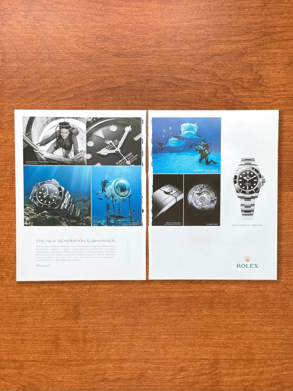 Rolex Ad Rice 2021 Rolex Submariner Ref. 124060