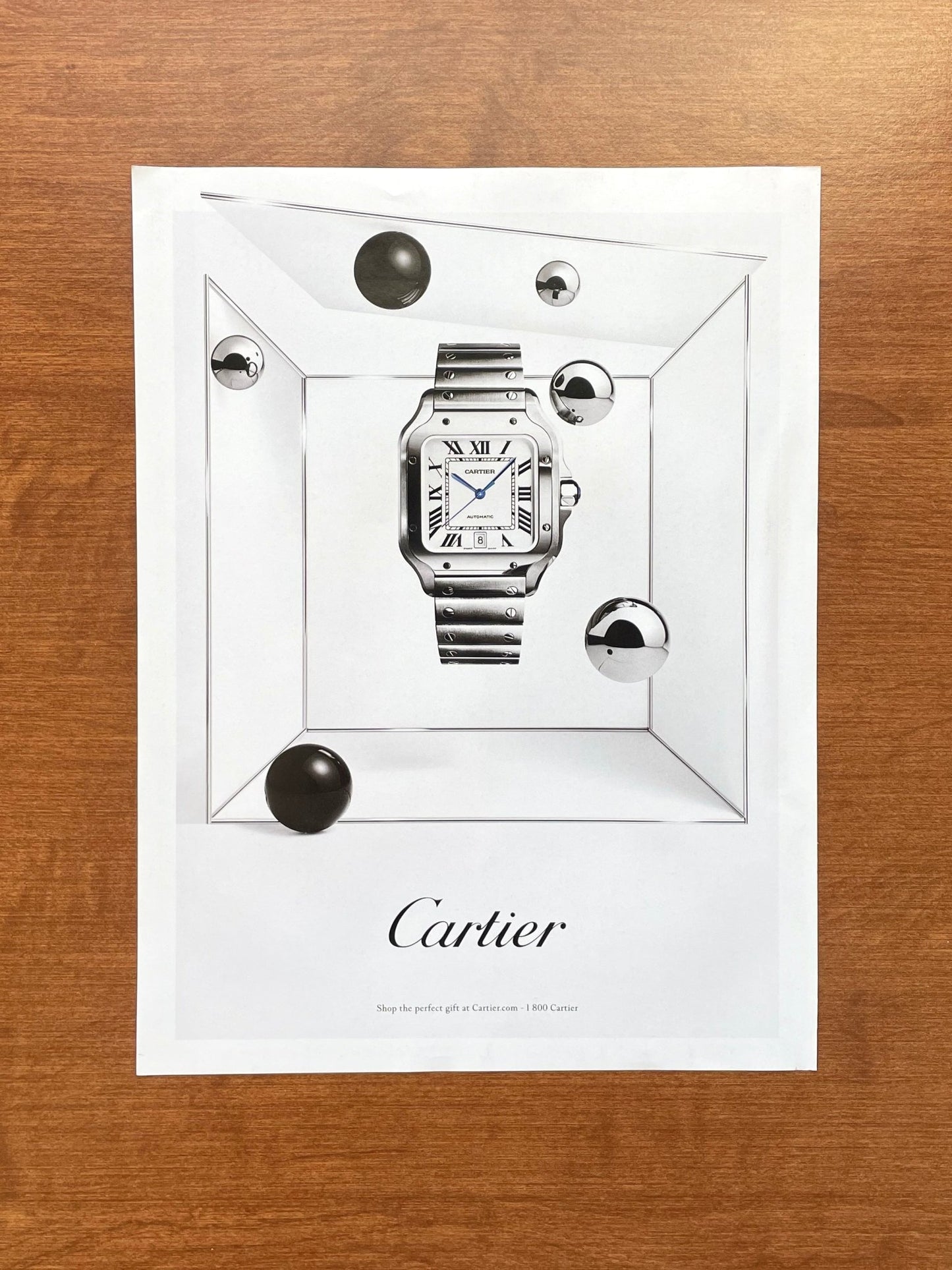 2022 Santos De Cartier Watch Advertisement