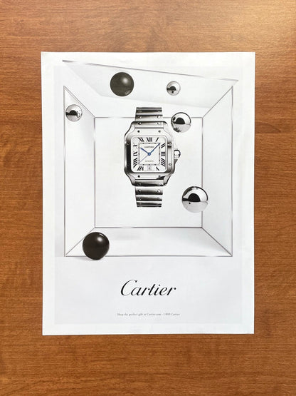 2022 Santos De Cartier Watch Advertisement