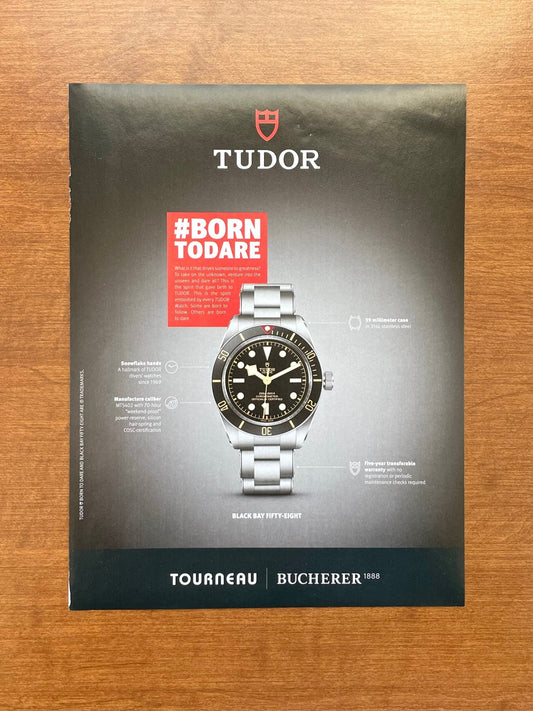 2022 Tudor Black Bay 58 Black Advertisement