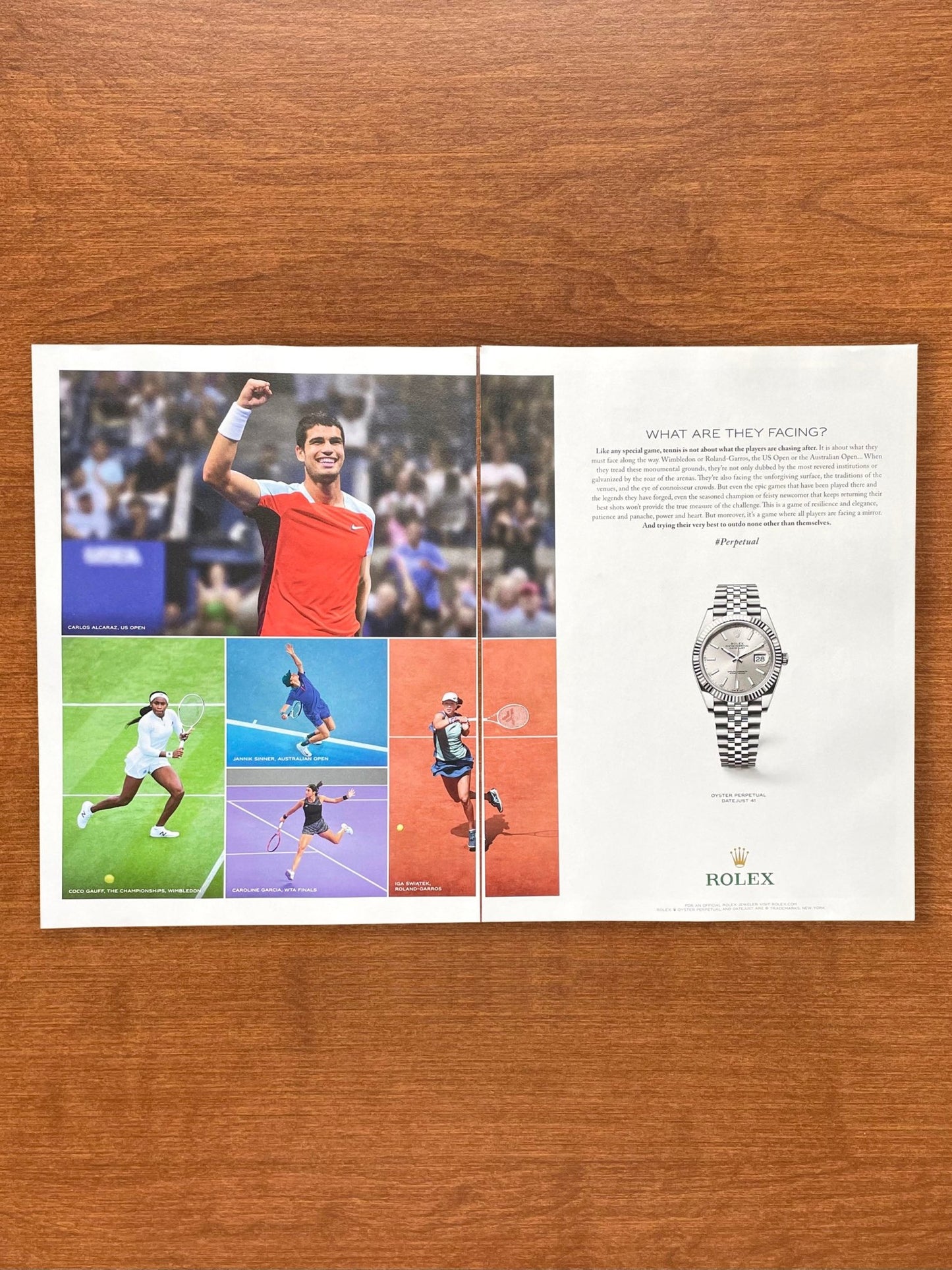 2023 Rolex Datejust 41 Ref. 126334 "What are they facing?" Advertisement