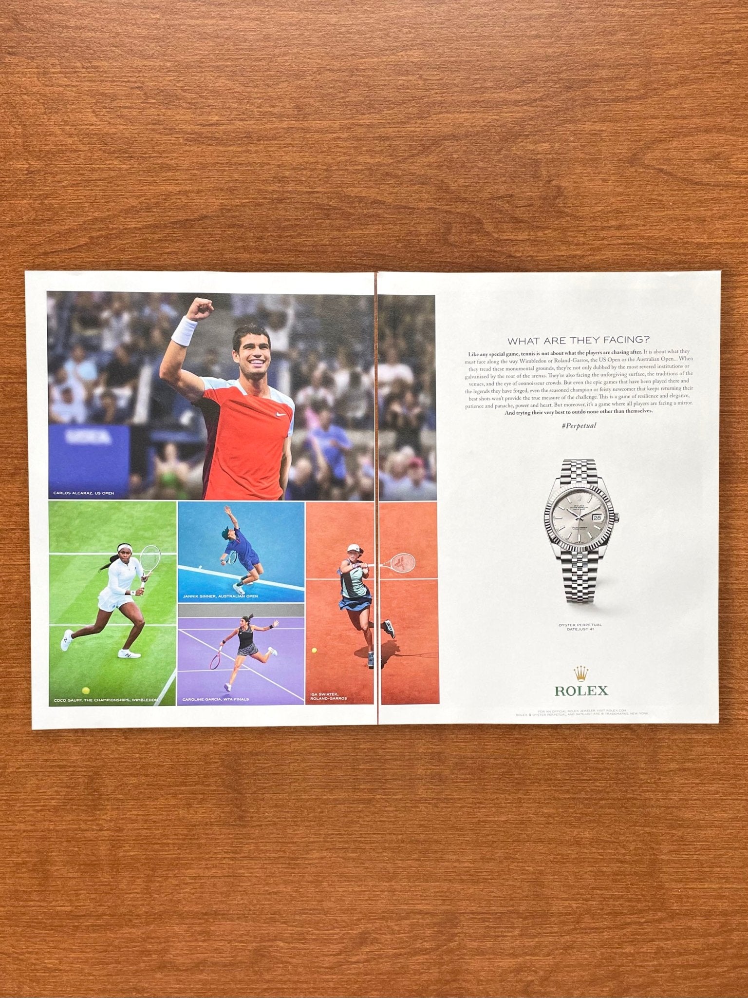 2023 Rolex Datejust 41 Ref. 126334 "What are they facing?" Advertisement