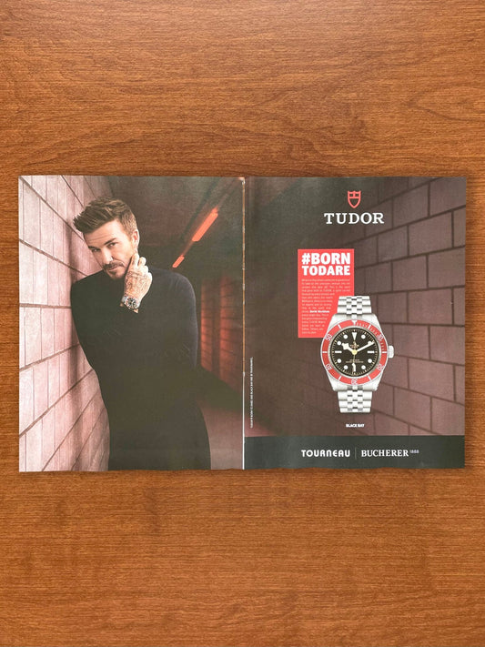 2023 Tudor Black Bay Burgundy feat. David Beckham Advertisement