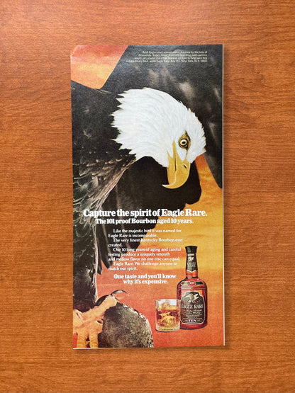 1980 Eagle Rare 101 Proof Bourbon Whiskey Advertisement