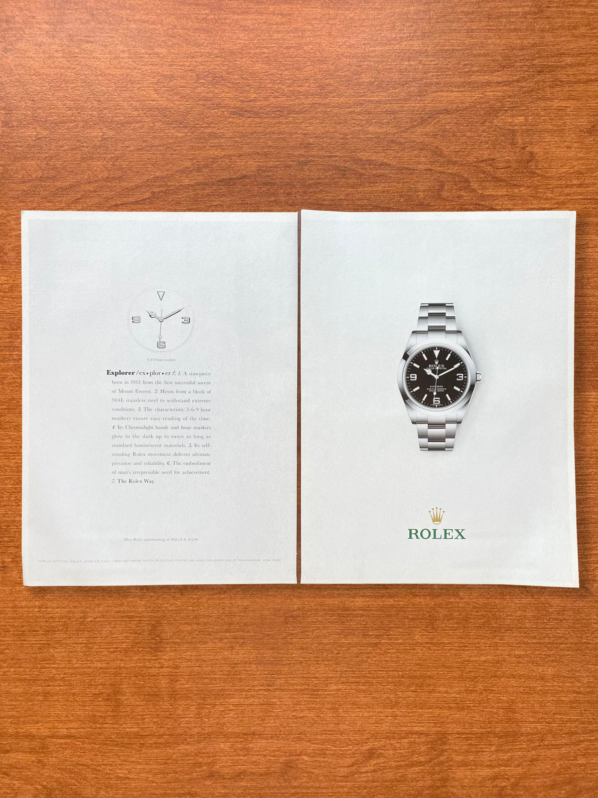2015 Rolex Explorer Ref. 214270 Advertisement